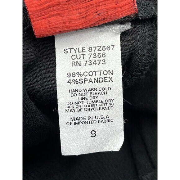 Tracy Evans Limited Pants Embroidered Y2k Boho Western Grunge Black Bootcut 9 - Picture 7 of 12